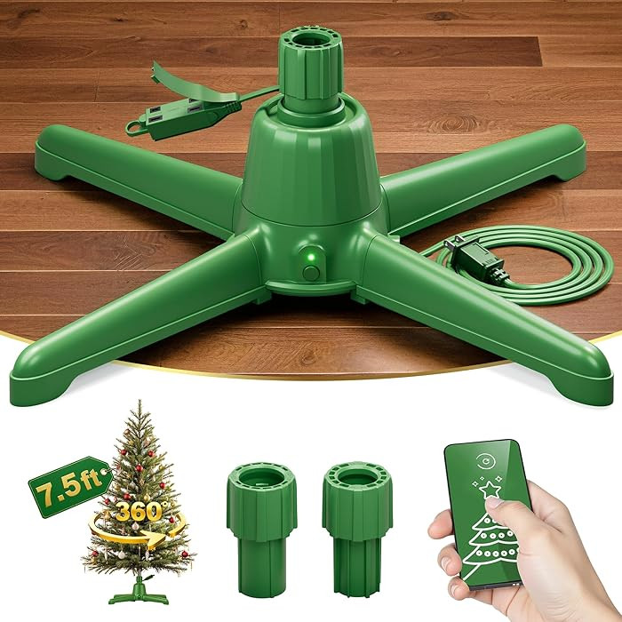 DG-Direct 360° Rotating Christmas Tree Stand, Up to 7.5ft, 90lb Artificial Christmas Tree, Fits ... | Amazon (US)