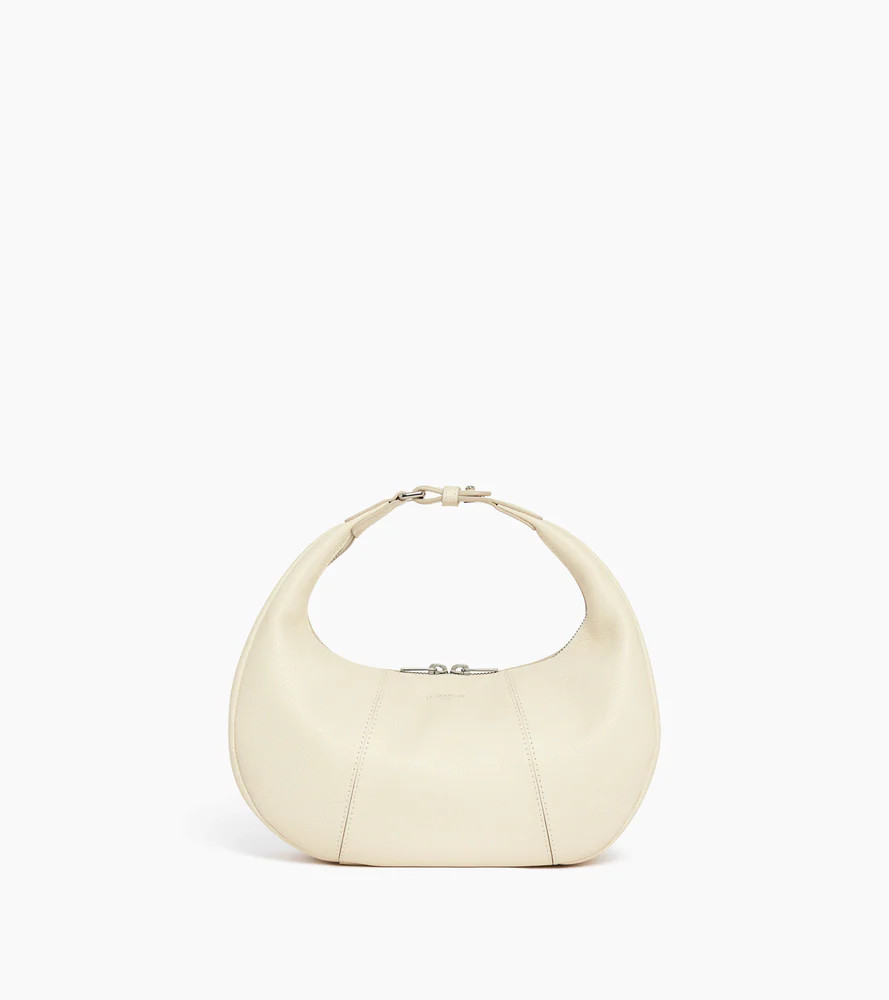 Small Hobo Bag in grained leather | Le Tanneur