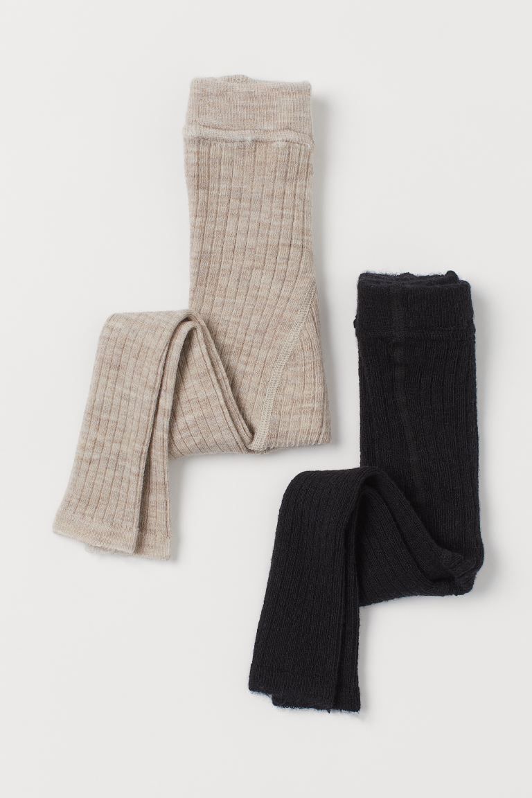 2-pack Wool-blend Leggings | H&M (US + CA)