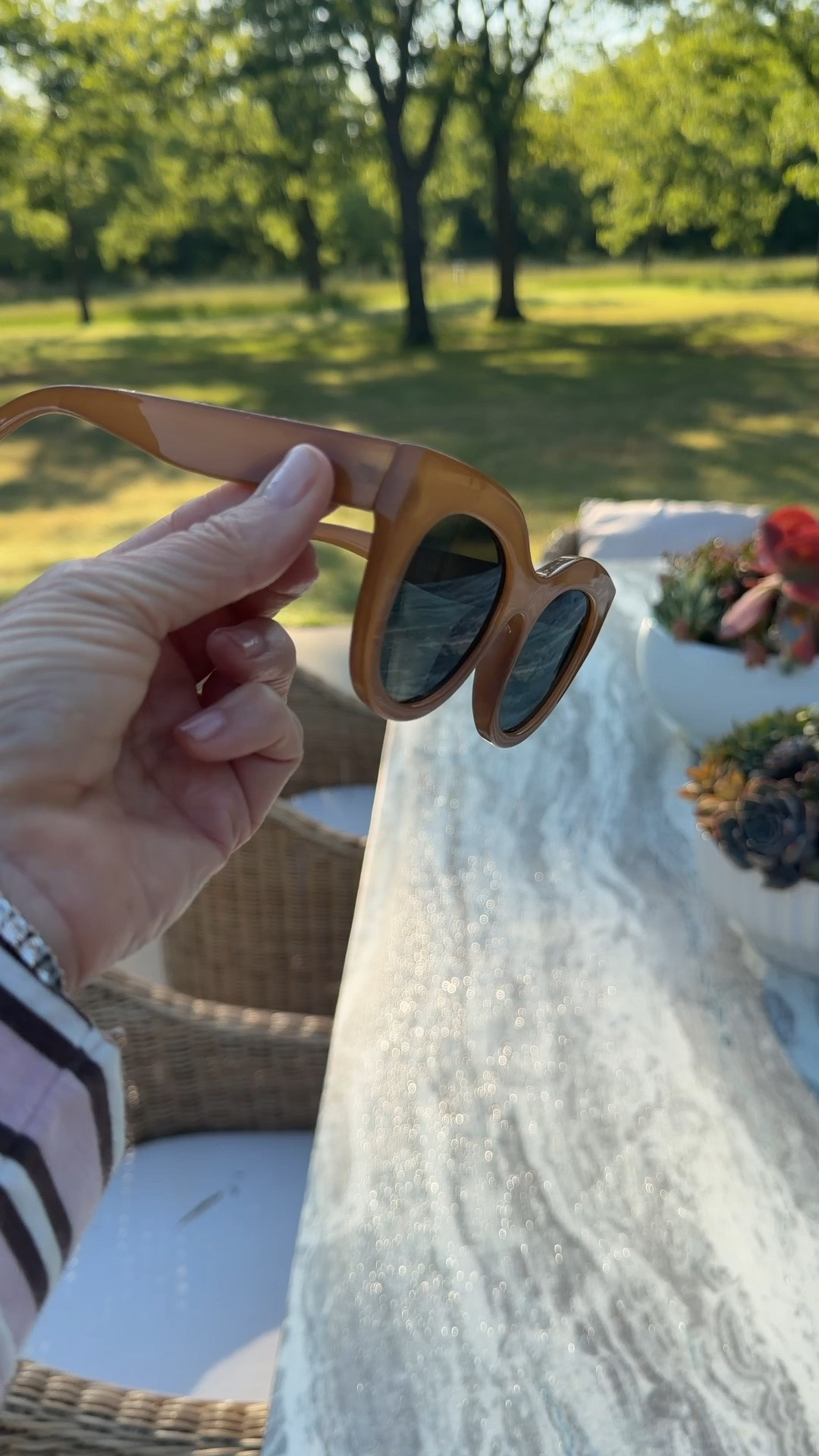 Amazon sunglasses Carmel frames green lenses