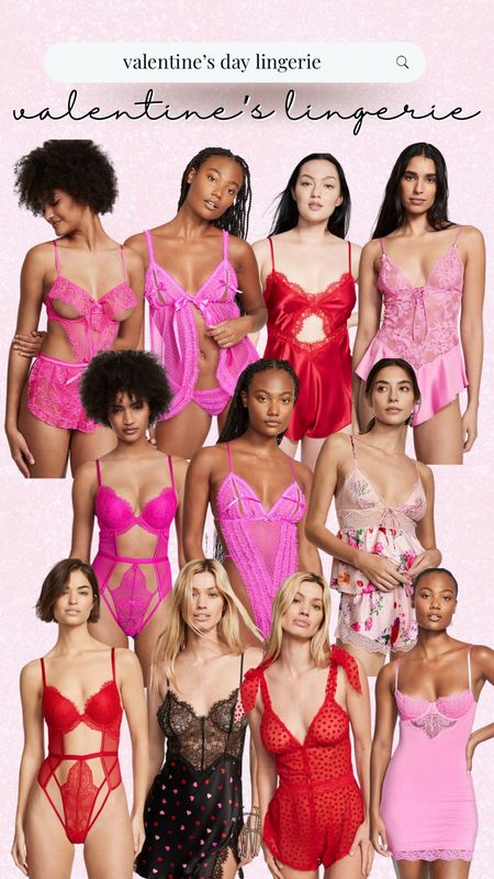 Valentine’s Day lingerie
Pink / red lingerie
Victoria's Secret finds 

#LTKSeasonal #LTKunder100 #LTKstyletip