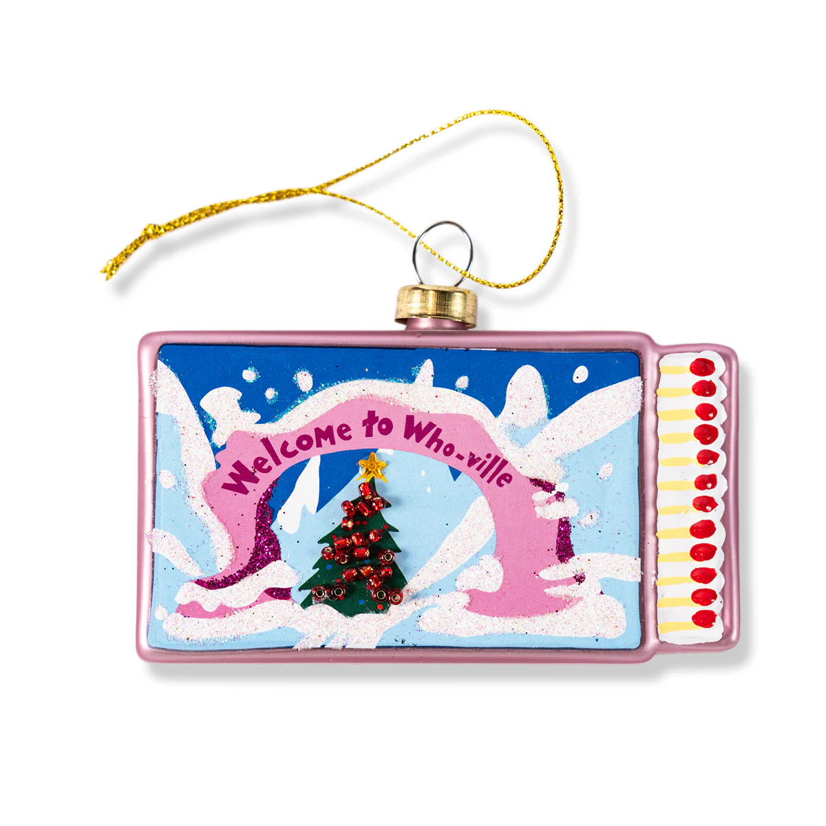 Furbish Studio Matchbook Ornament - Whoville | Furbish Studio