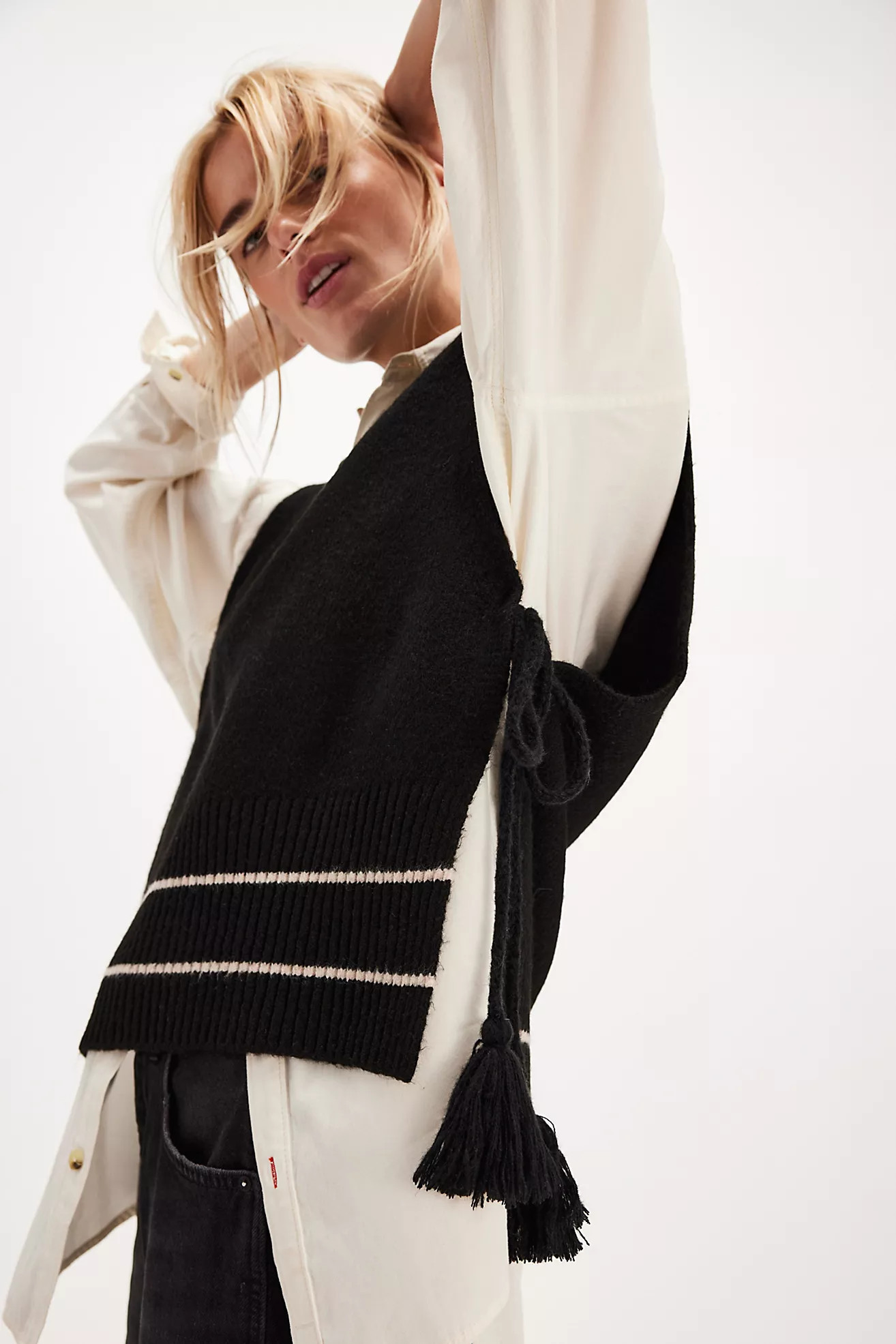 All Star Stripe Poncho | Free People (Global - UK&FR Excluded)