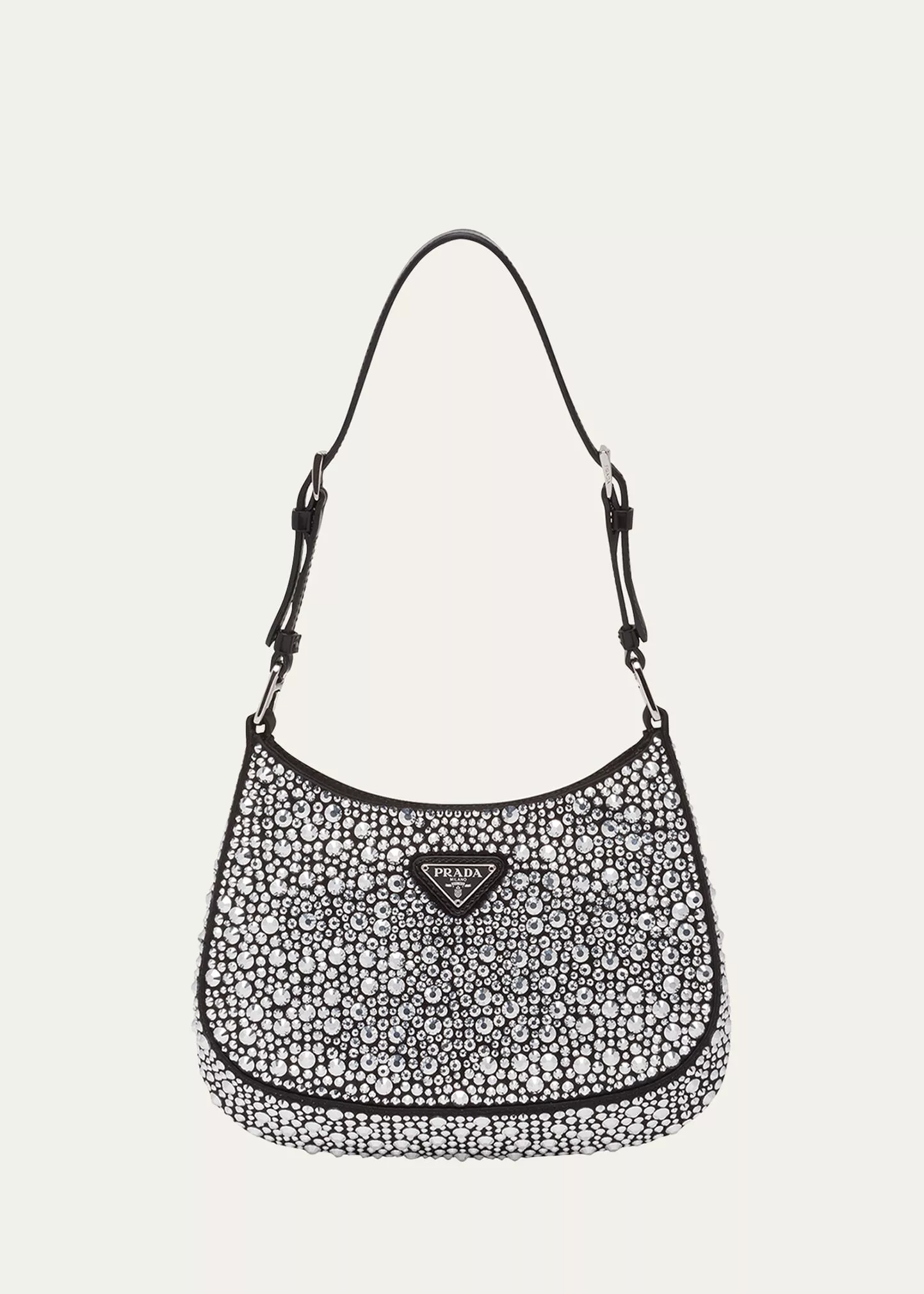 Prada Cleo Flower Leather Shoulder Bag - Bergdorf Goodman