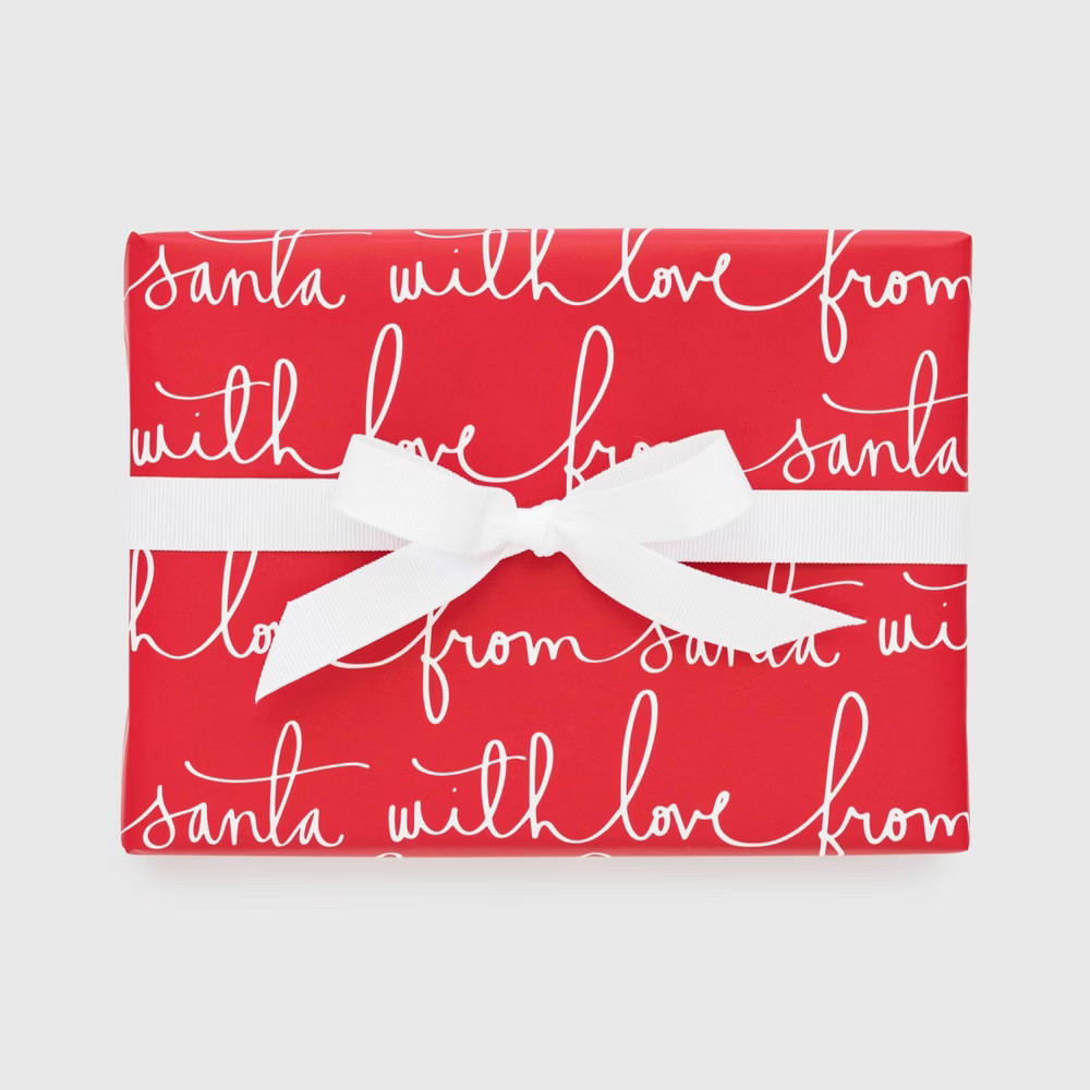 Red From Santa Gift Wrap, Single Roll - Sugar Paper | Target