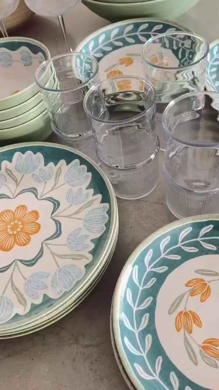 Affordable summer serving and dinnerware from Walmart that is currently ON SALE! ✨🩵🌼

#LTKSeasonal #LTKHome #LTKSaleAlert