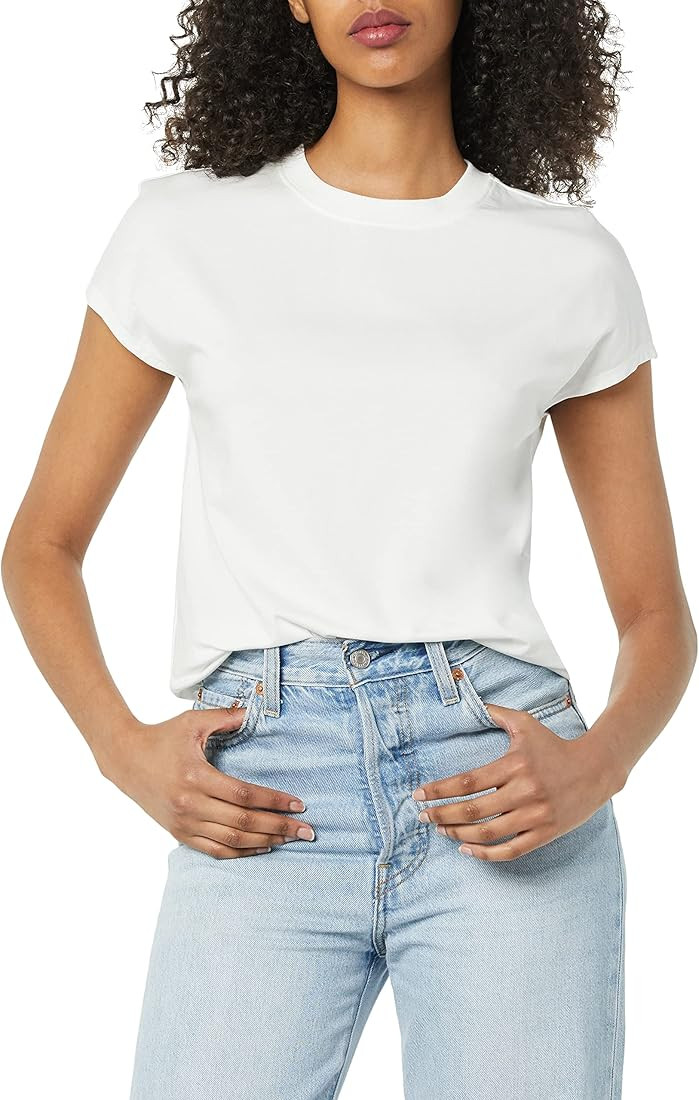 Amazon Aware Women's Cotton Modal Dropped Shoulder Long Line T-Shirt (Available in Plus Size) | Amazon (US)