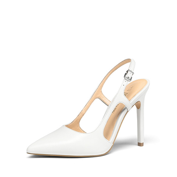 High Stiletto Pointed Toe Slingback Pumps | Dream Pairs