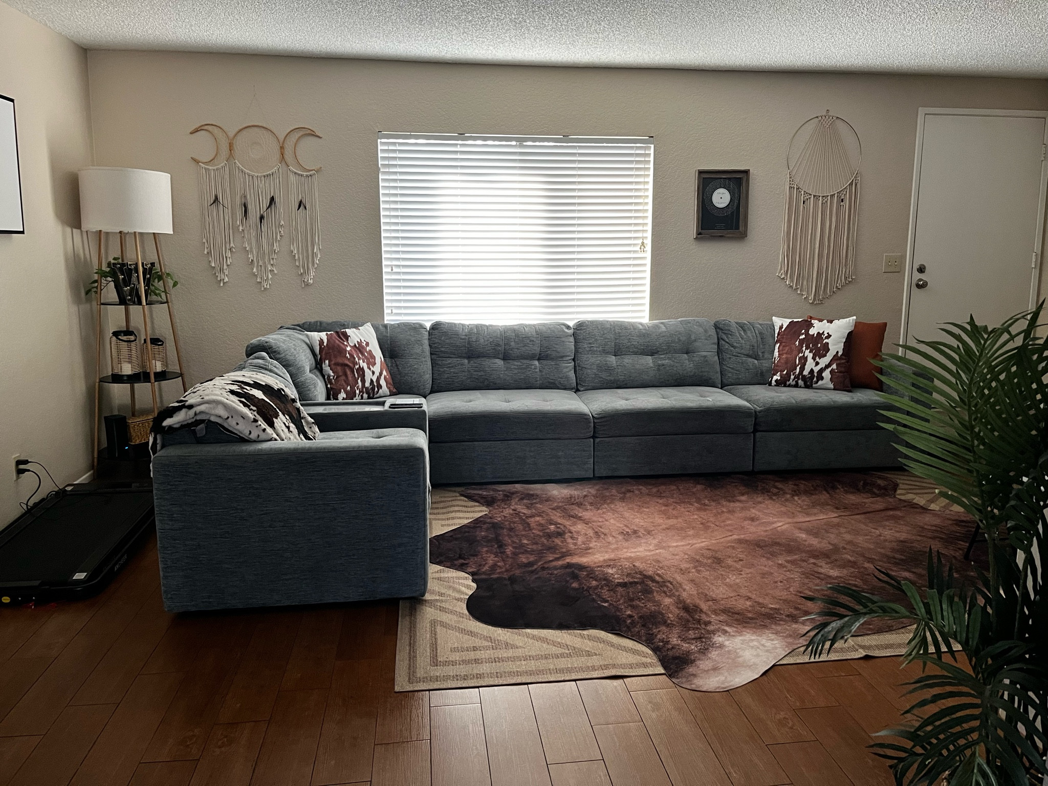 Living room make over! Just a touch of western to ride that boho macrame!

#LTKHome #LTKU #LTKFindsUnder50