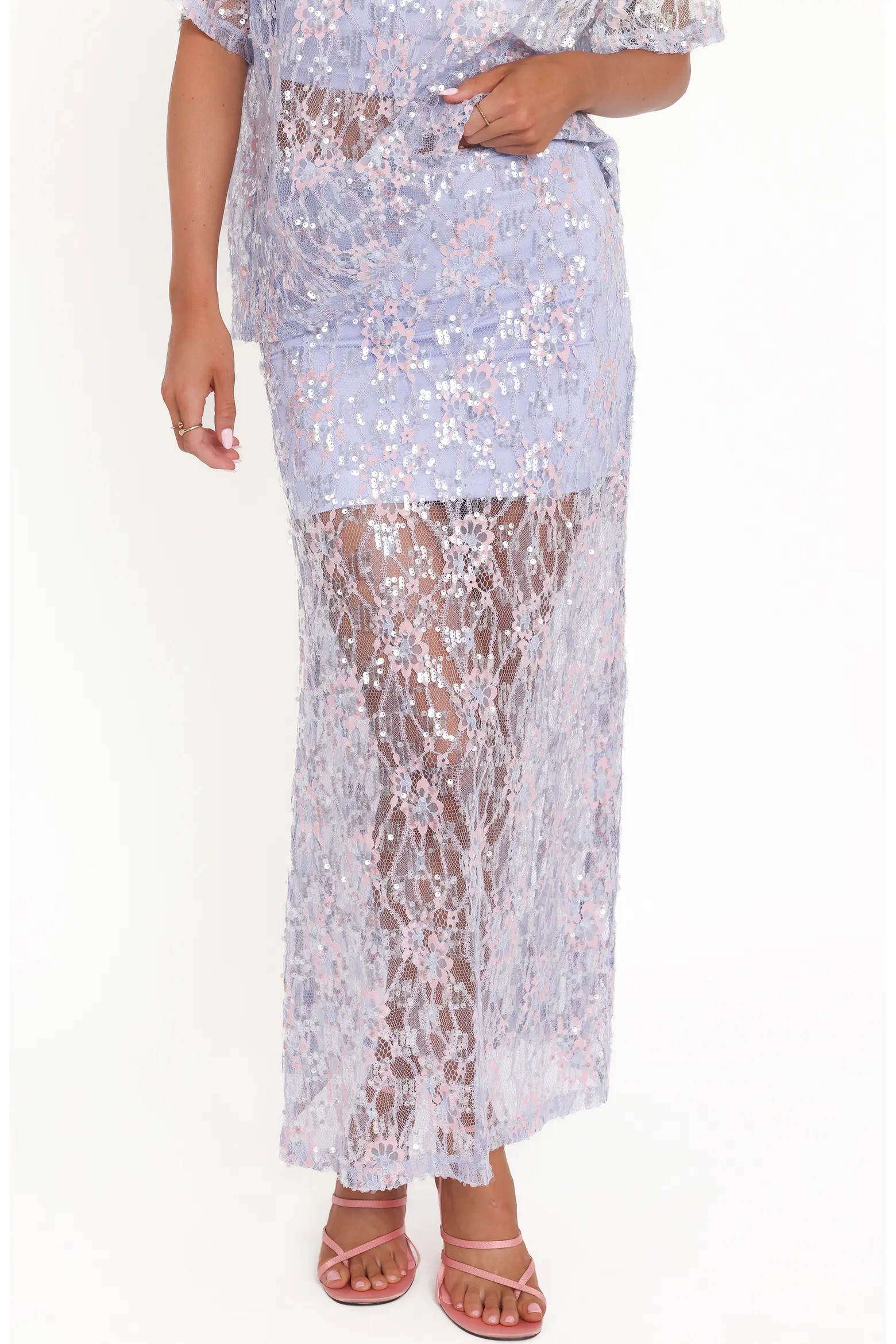 Yonder Sequin Lace Maxi Skirt (Women) | Nordstrom | Nordstrom