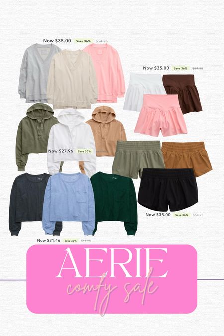 Affordable athleisure is my JAM! This week’s Aerie deals are so good, love their lightweight comfies for spring and summer 