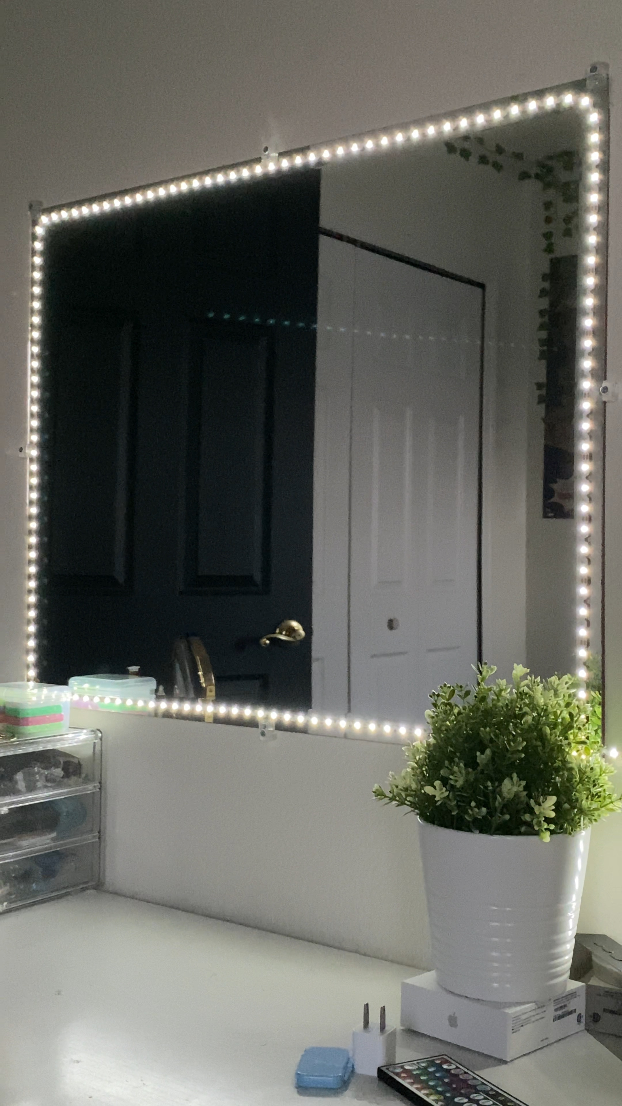 Made this DIY LED Makeup Vanity Mirror for my daughter and it came out beautifully! Shop these items to create your own custom vanity mirror for less. 
#makeupvanity #ledmirror #vanitymirror #diyhomedecor #ledvanitymirror

#LTKhome #LTKSale #LTKbeauty