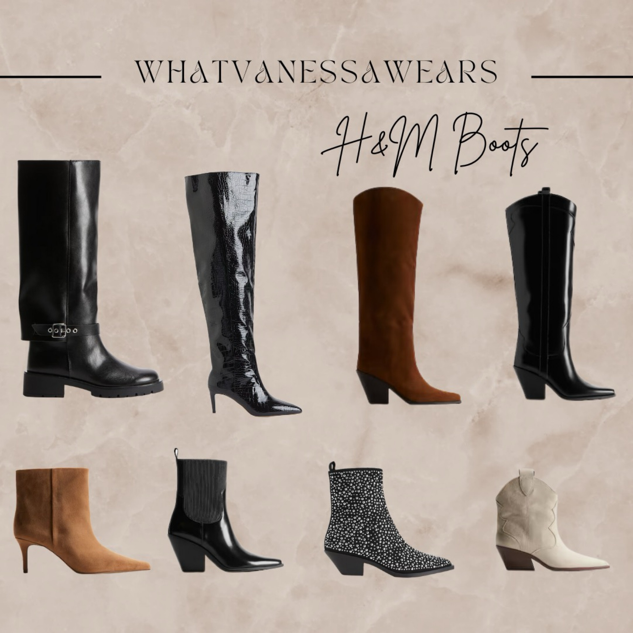 H&M boots!! 

#LTKStyleTip #LTKSeasonal #LTKShoeCrush