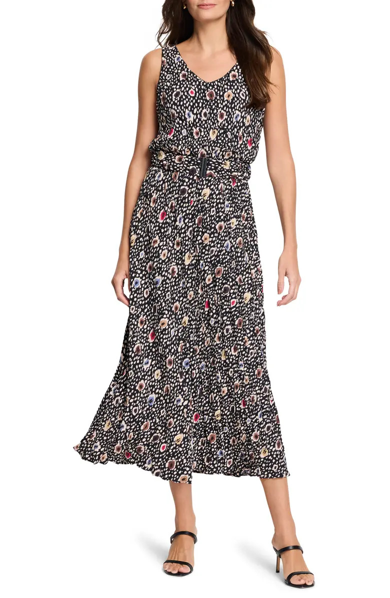 Cailin Dot Print A-Line Dress | Nordstrom