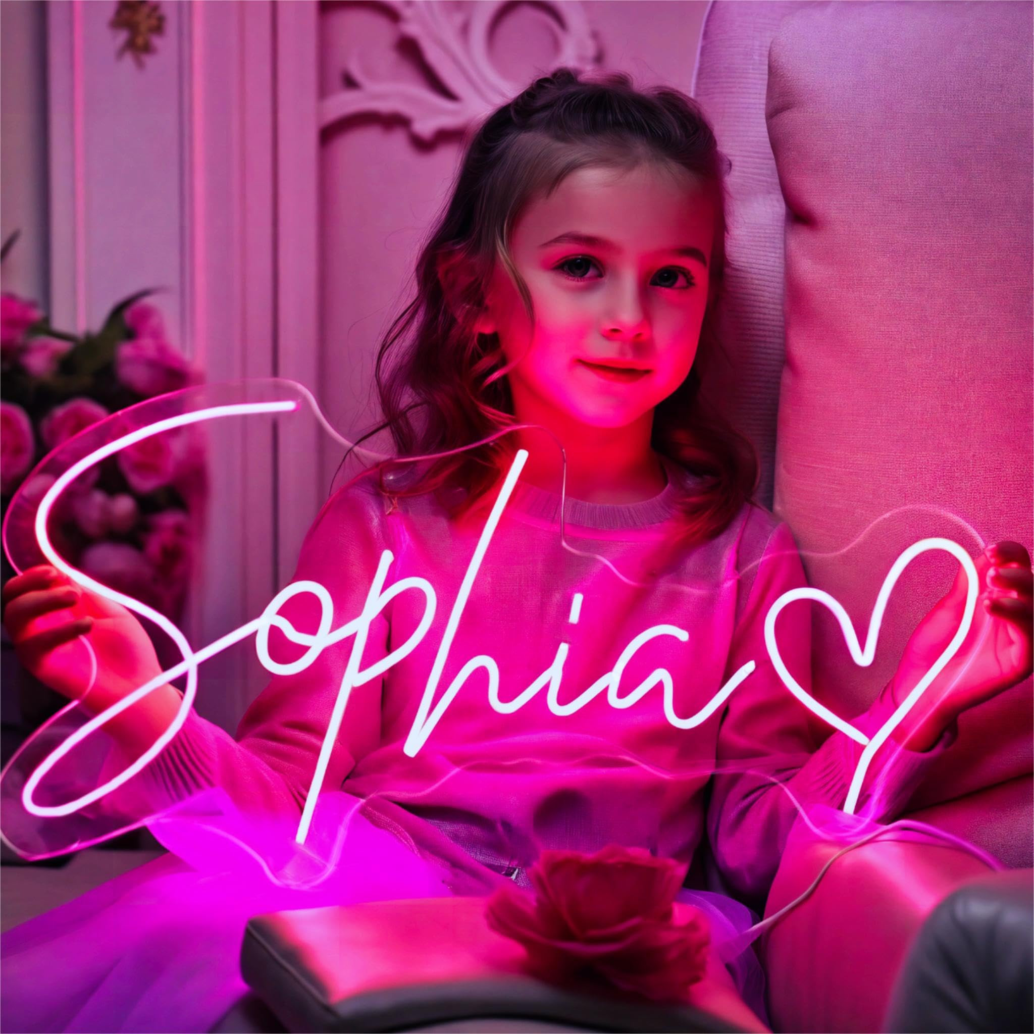 SELICOR Personalized Neon Signs Led Neon Signs Light for Bedroom Wedding Birthday Party Home Déc... | Amazon (US)