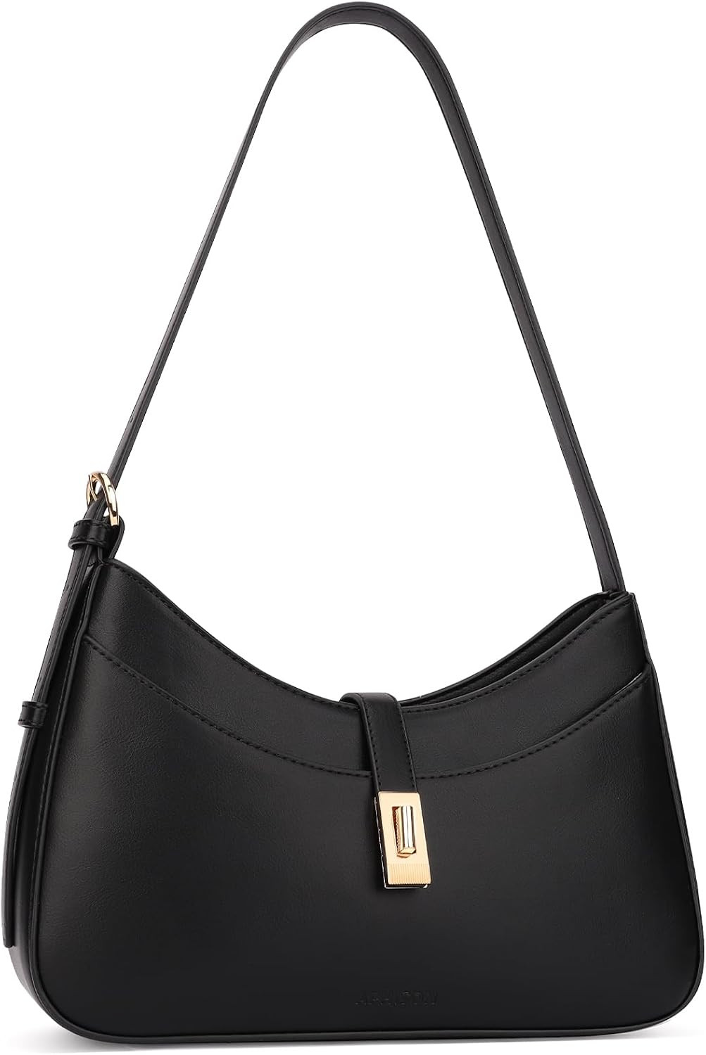 APHISON Crescent PU Leather Underarm Shoulder Bag, Multi Pocket Retro Handbag for Women | Amazon (US)