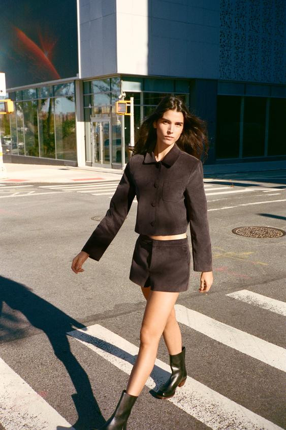 VELVET SHORTS | Zara US