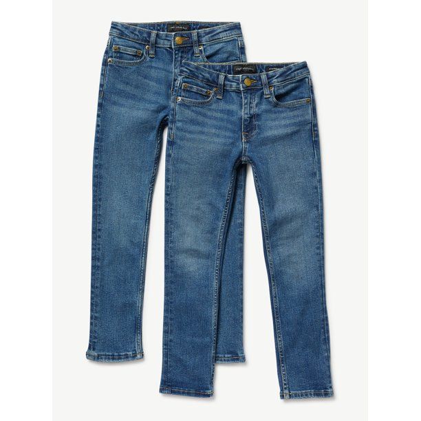 Free Assembly Boys Slim Jeans, 2-Pack, Sizes 4-18 - Walmart.com | Walmart (US)