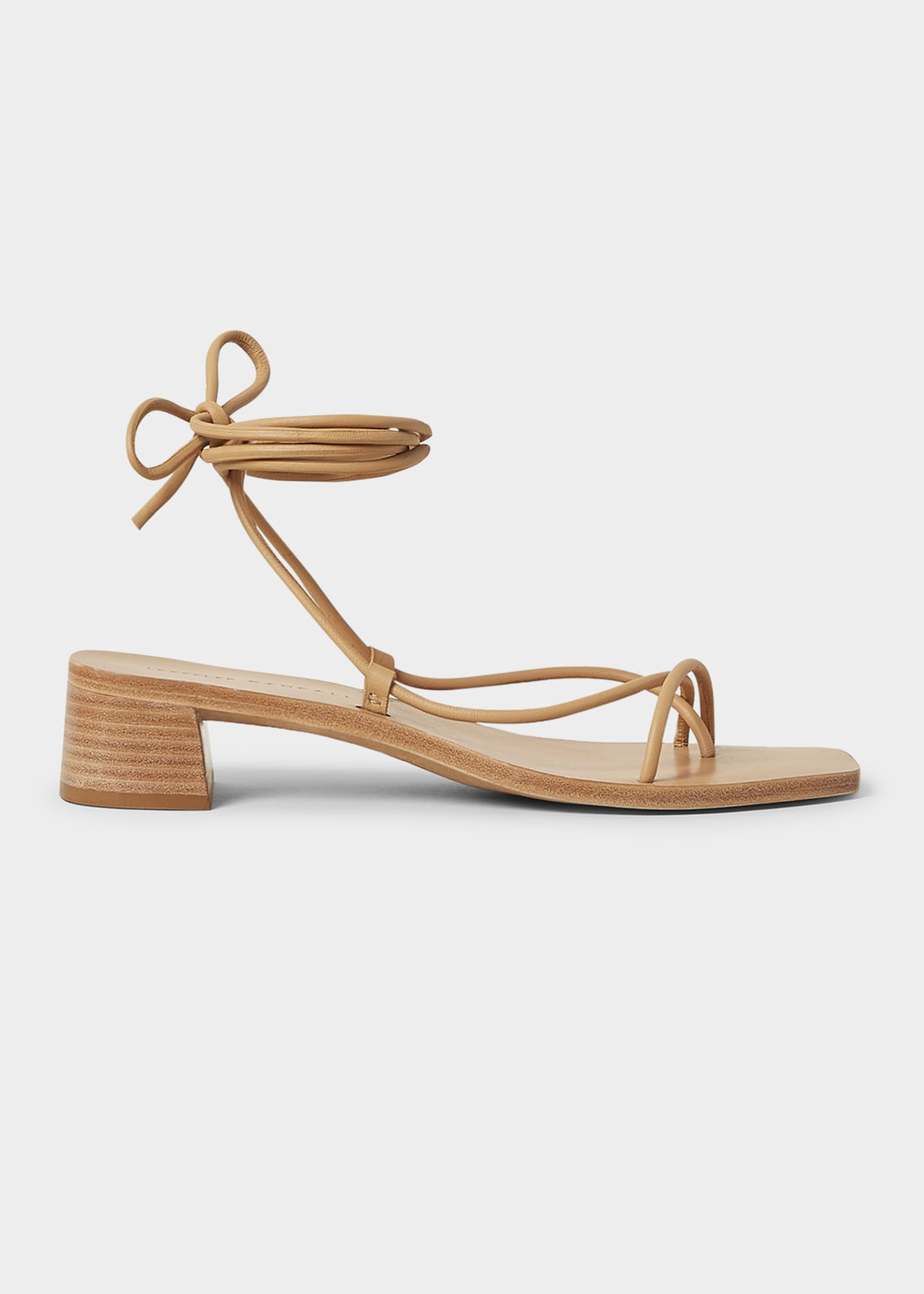 Loeffler Randall Coby Lambskin Ankle-Tie Sandals | Bergdorf Goodman