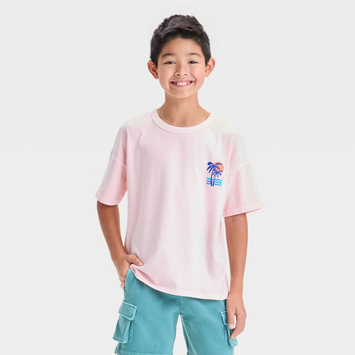 Boys' Short Sleeve Relaxed Fit T-Shirt - Cat & Jack™ | Target
