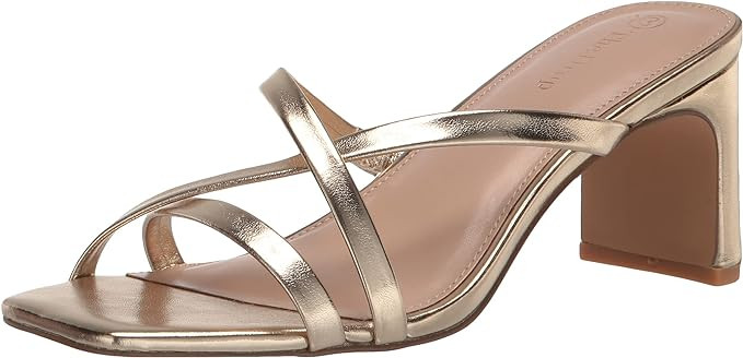 The Drop Women's Amelie Strappy Square Toe Heeled Sandal | Amazon (US)