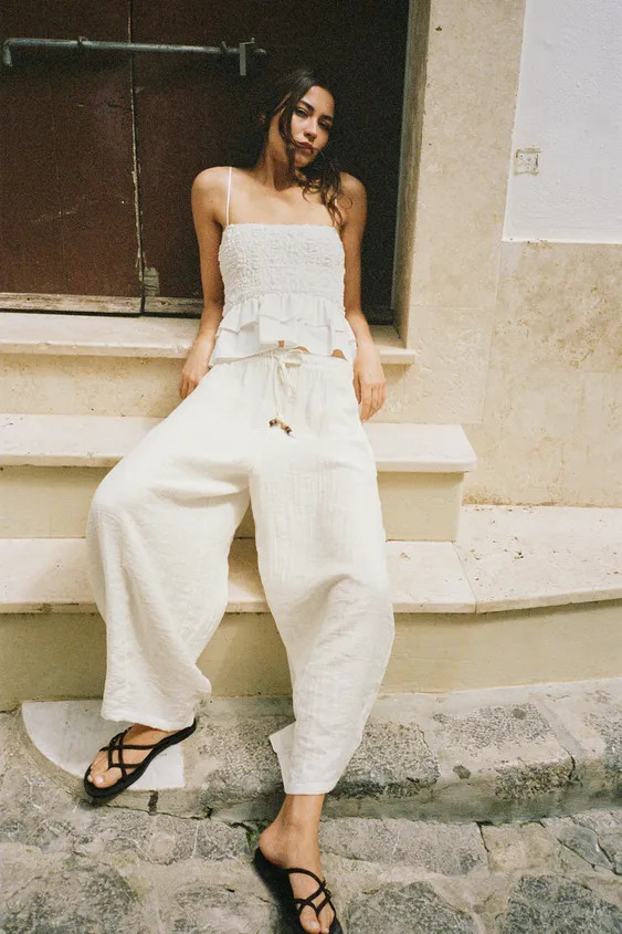RUSTIC BARREL PANTS | Zara US