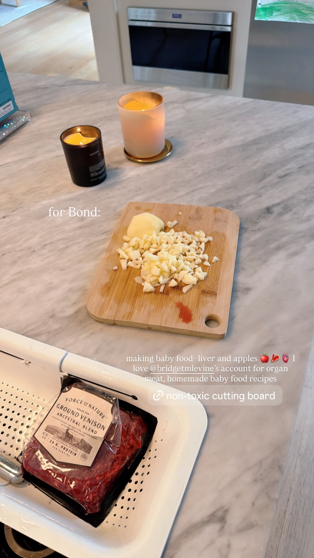 The best non toxic cutting board. Making baby food - liver and apples 🍎Apple

#LTKHome