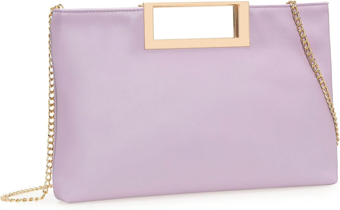 CHARMING TAILOR Fashion PU Leather Handbag Stylish Women Convertible Clutch Purse | Amazon (US)