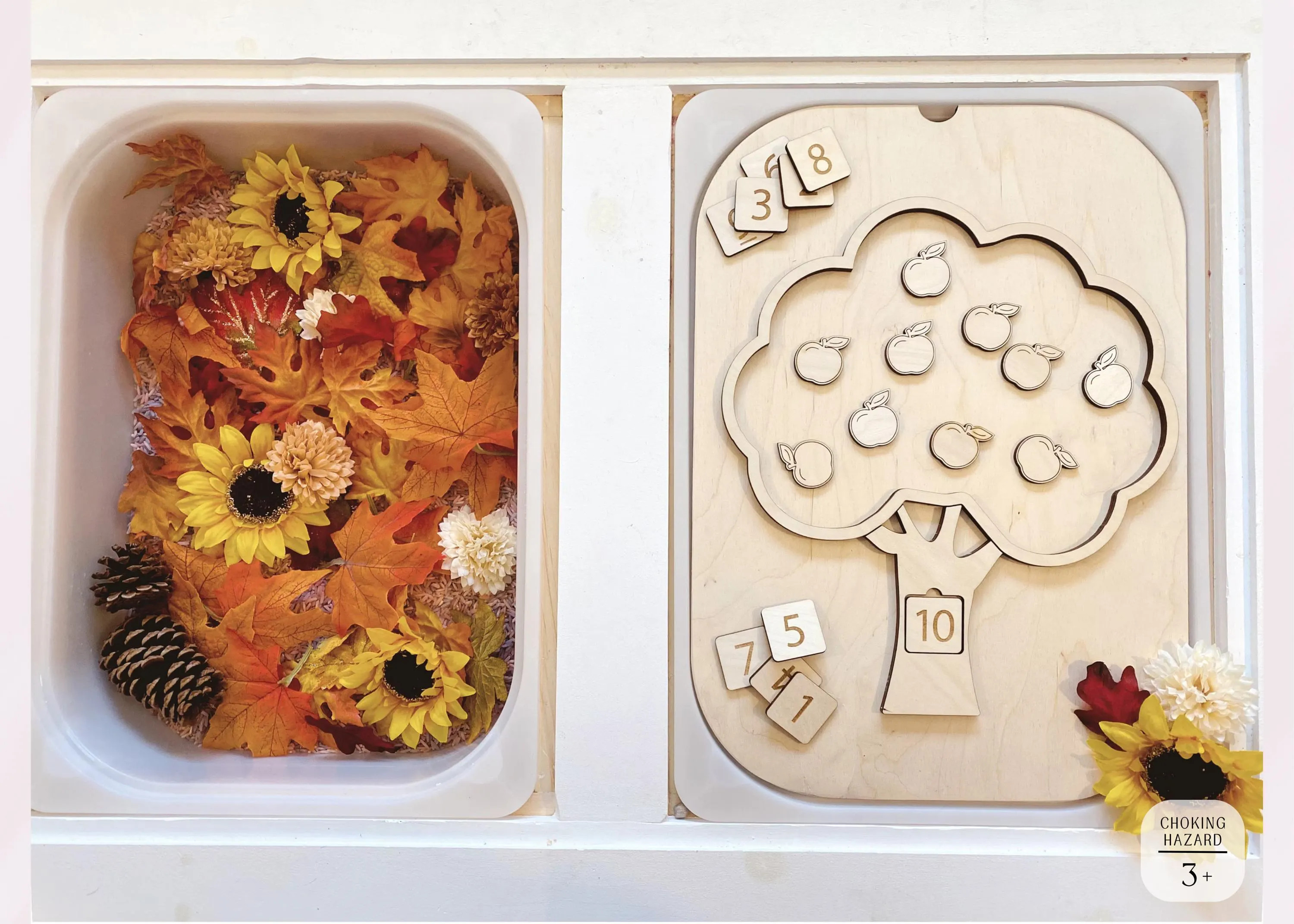 TROFAST Lid Insert | Flisat Insert | Apple Tree Counting Sensory Table Insert | Sensory Table Lid | Etsy (Global)