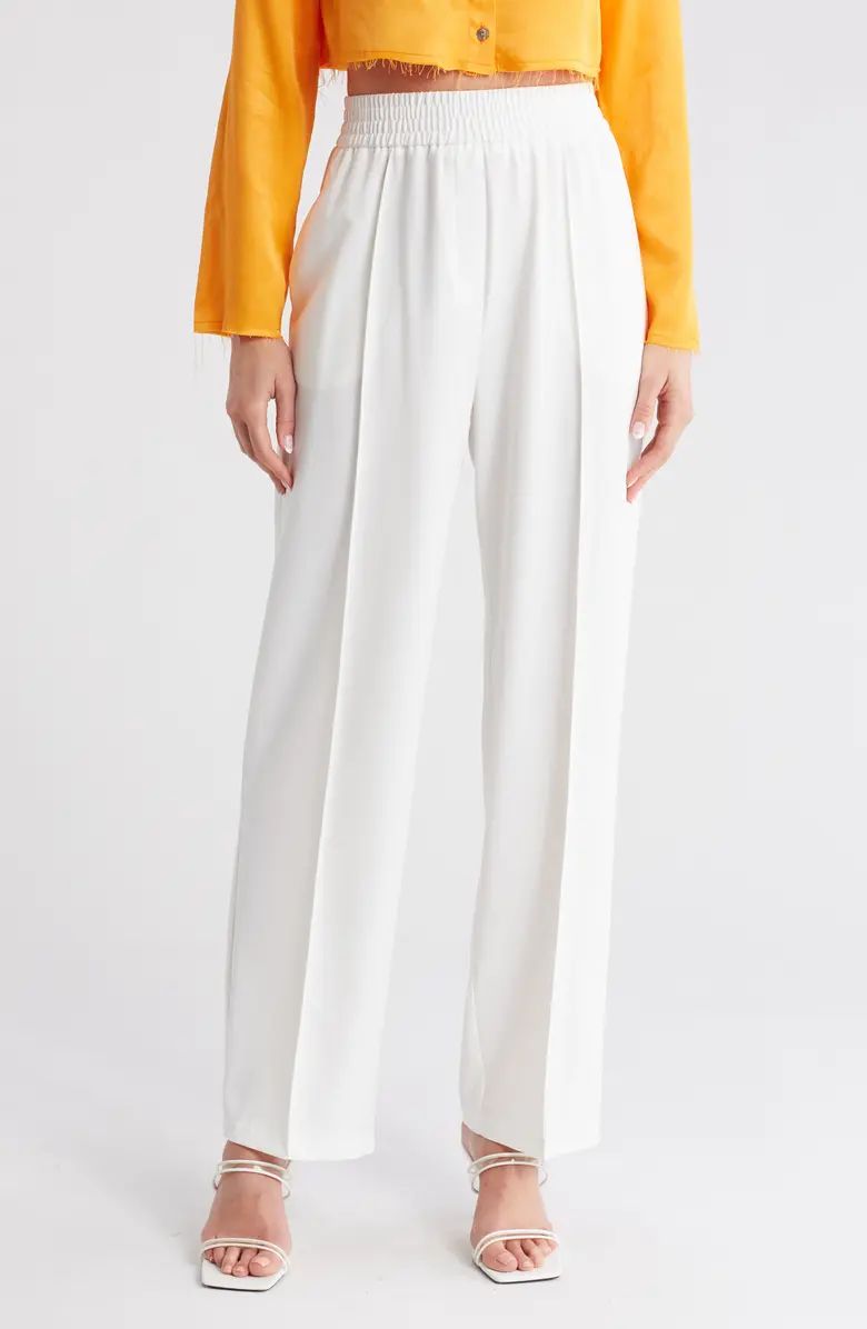 Topshop Front Pleat Wide Leg Pants | Nordstromrack | Nordstrom Rack