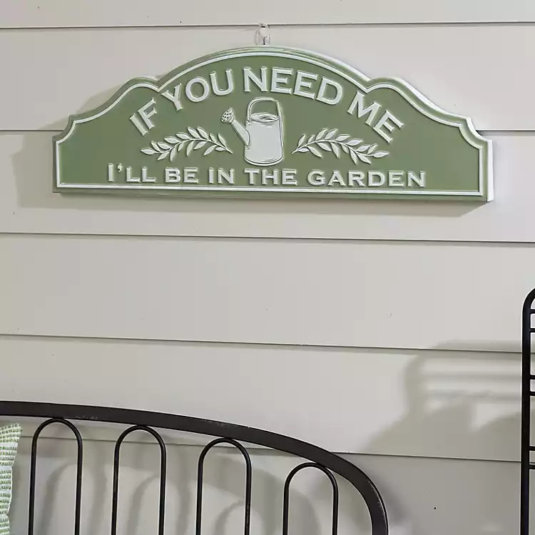 Green In The Garden Outdoor Wall Plaque | Kirklands