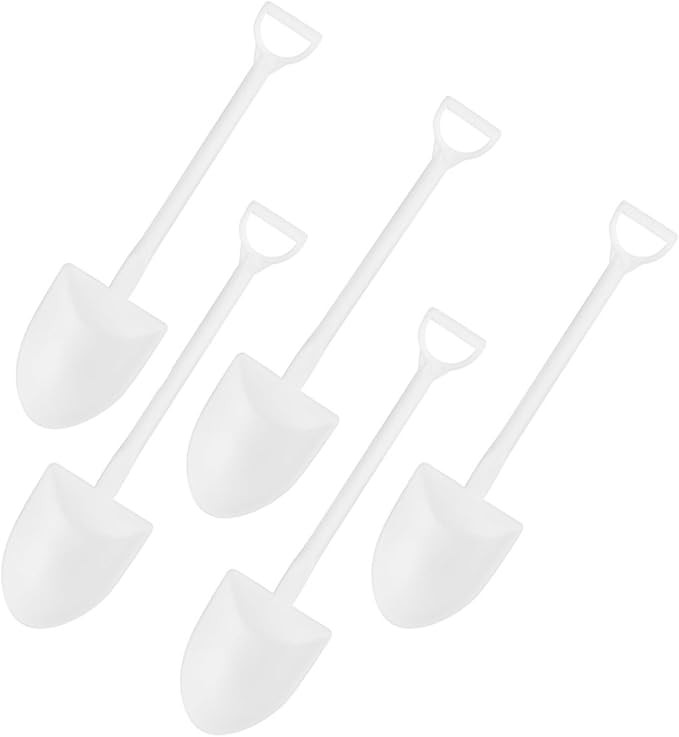 Mini Shovel Shape Spoons,Cute Disposable Plastic Dessert Spoons,Ice Cream Dessert Spoon Shovels,1... | Amazon (US)