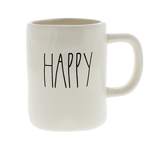 Rae Dunn HAPPY Ceramic Coffee Mug by Magenta | Amazon (US)