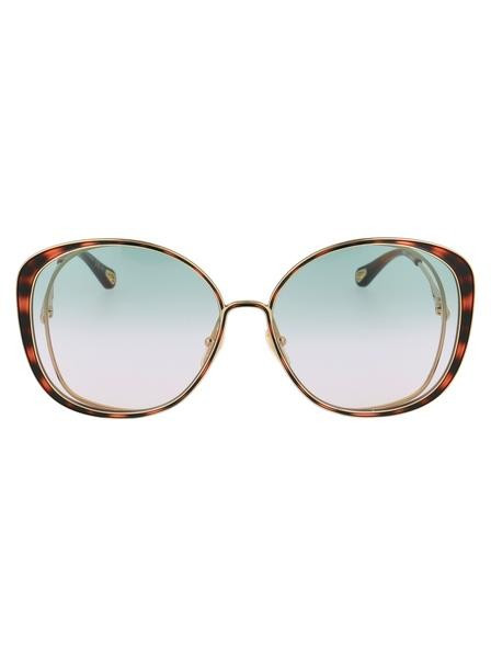 Chloé Eyewear Butterfly Frame Sunglasses | Cettire Global