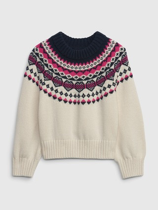 Toddler Heart Fair Isle Sweater | Gap (US)