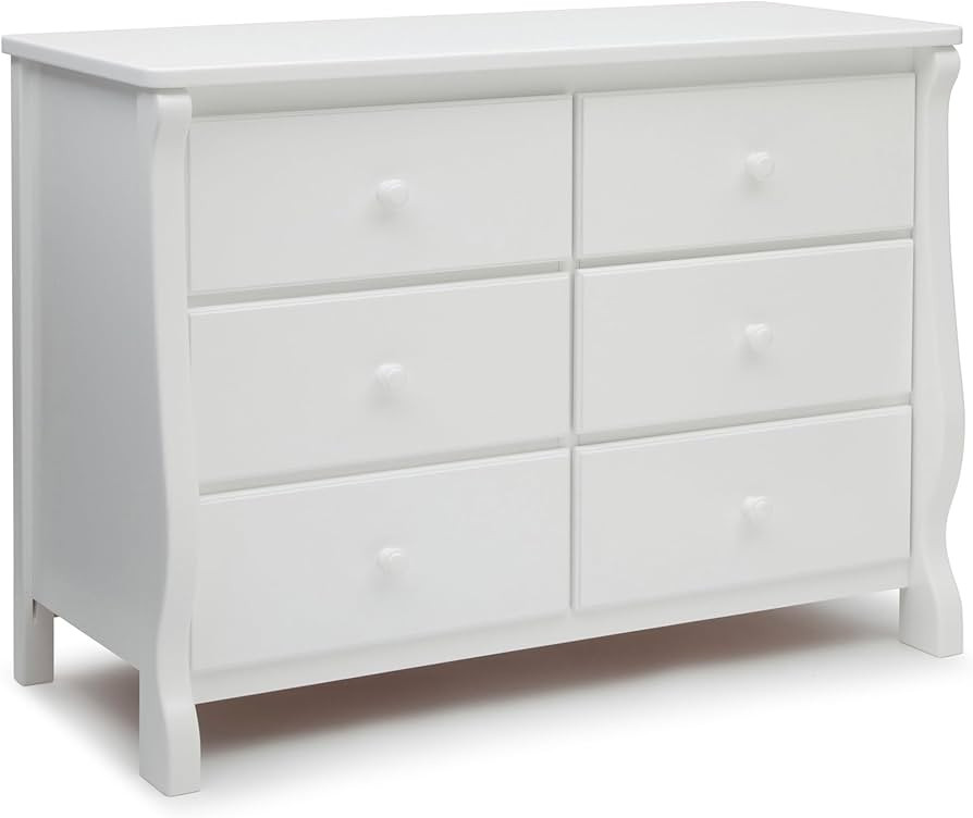 Delta Children Universal 6 Drawer Dresser with Interlocking Drawers - Greenguard Gold Certified, ... | Amazon (US)