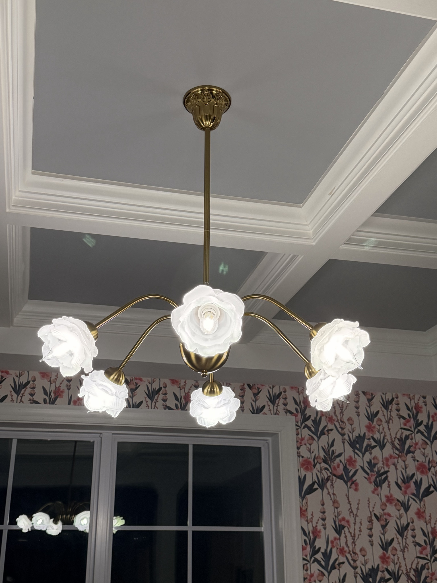 Love this gorgeous chandelier!!  It is so elegant and  lights up my dining room!

#LTKHome #LTKOver40 #LTKSaleAlert