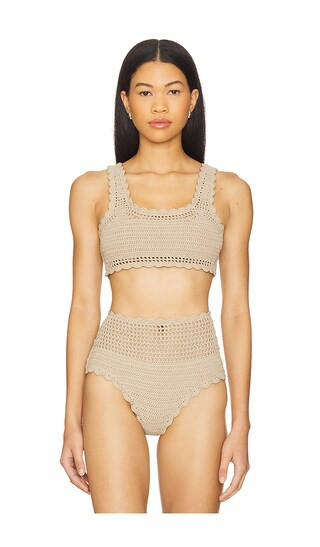Andy Bikini Top in Tan | Revolve Clothing (Global)