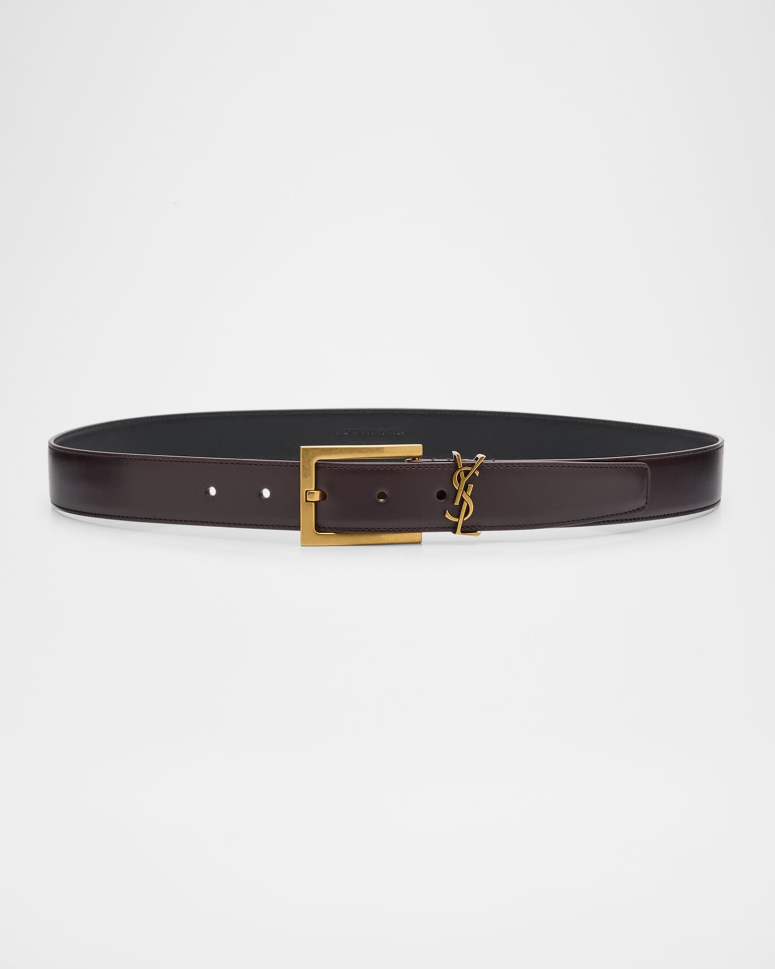 Cassandre YSL Leather Belt | Neiman Marcus