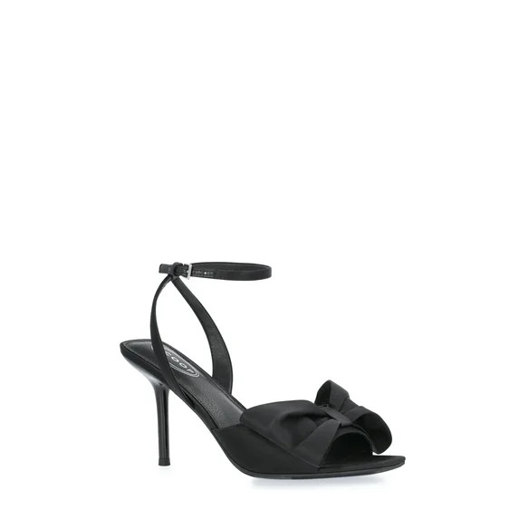 Scoop Women's Satin Bow Heels with Ankle Strap | Walmart (US)
