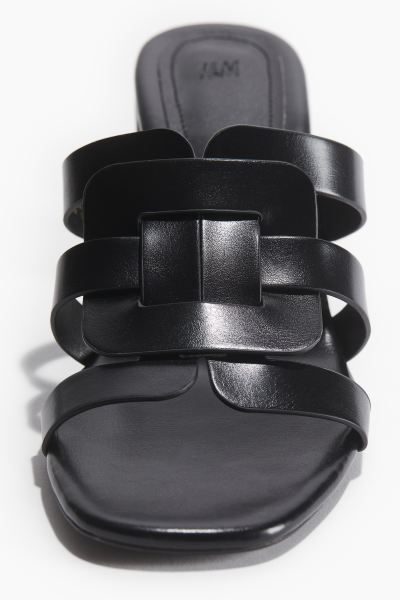 Block-heeled Sandals - High heel - Black - Ladies | H&M US | H&M (US + CA)