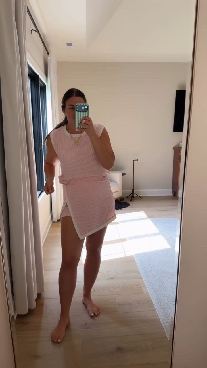 Two piece set to transition to fall