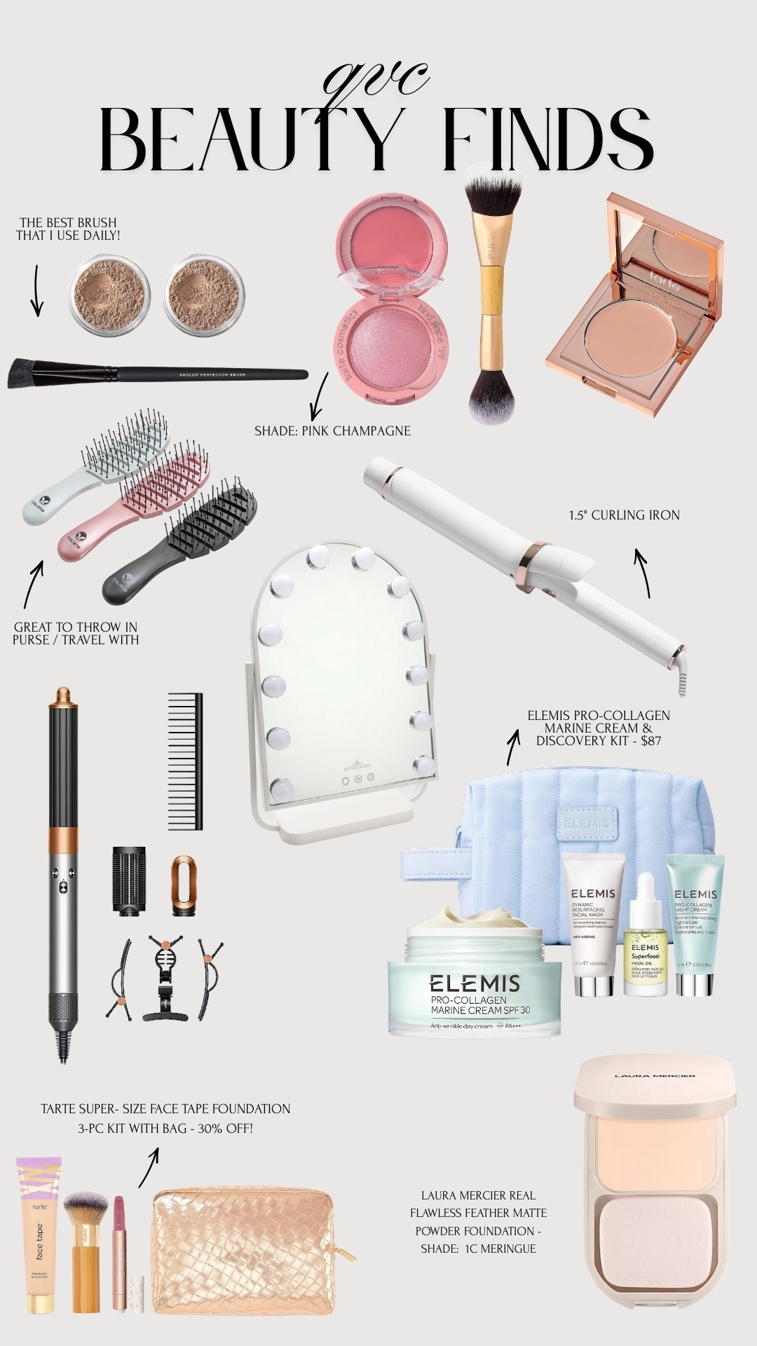Here are some great beauty finds from QVC! 

Beauty finds, Makeup, Beauty, QVC, Sale, Elemis, Tarte, Dyson, Dyson Airwrap, Emily Ann Gemma

#LTKGiftGuide #LTKSaleAlert #LTKFindsUnder100