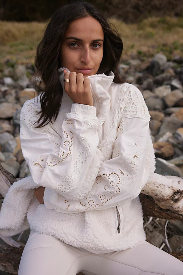 Care FP Seaside Fleece by FP Movement at Free People, Brushed Sail, XS | Free People (Global - UK&FR Excluded)