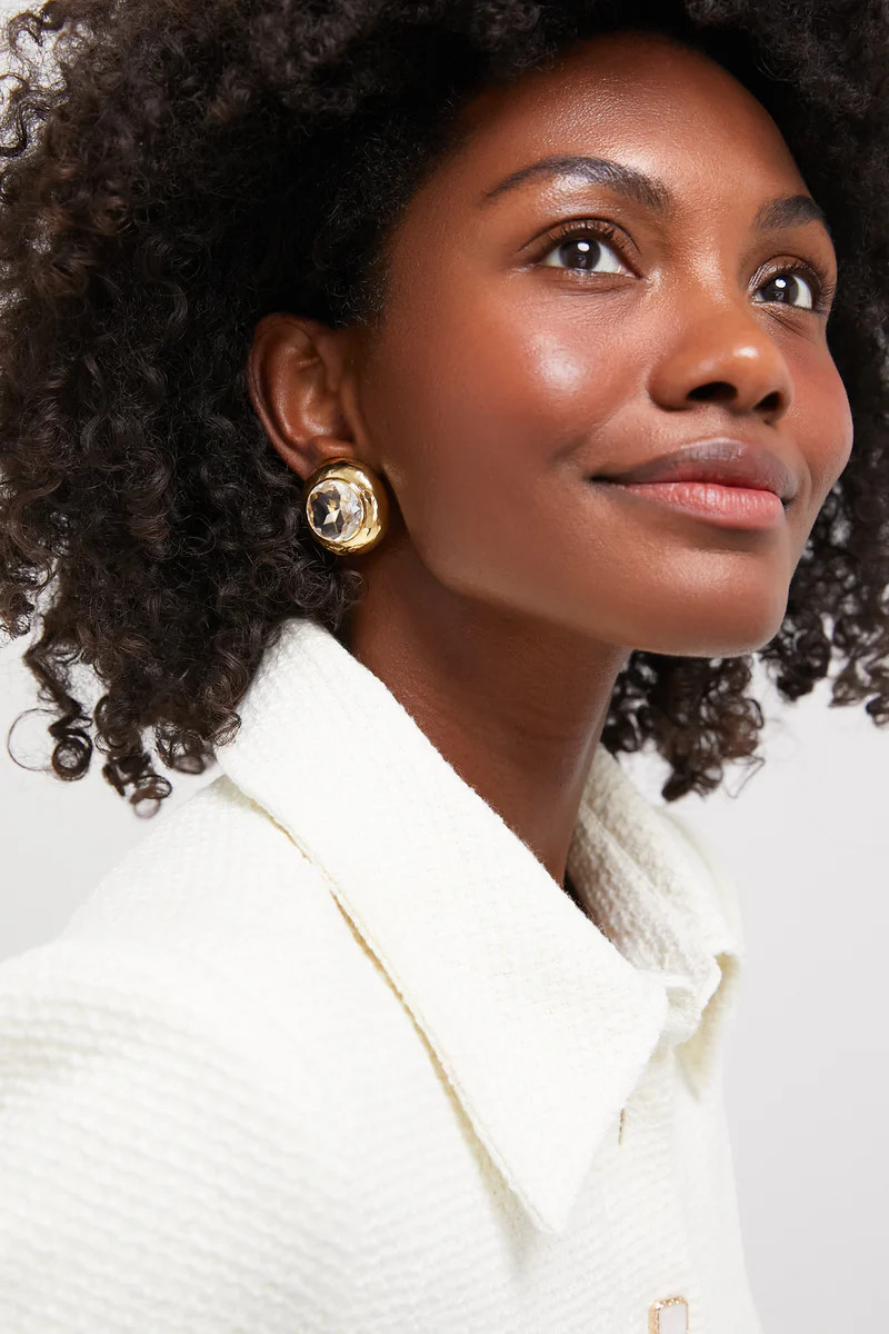 Clear Quartz Crystal Briller Earrings | Tuckernuck (US)