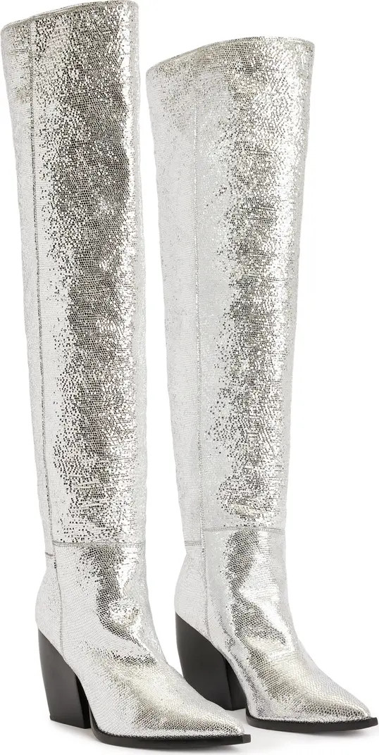 AllSaints Reina Over the Knee Boot (Women) | Nordstrom | Nordstrom