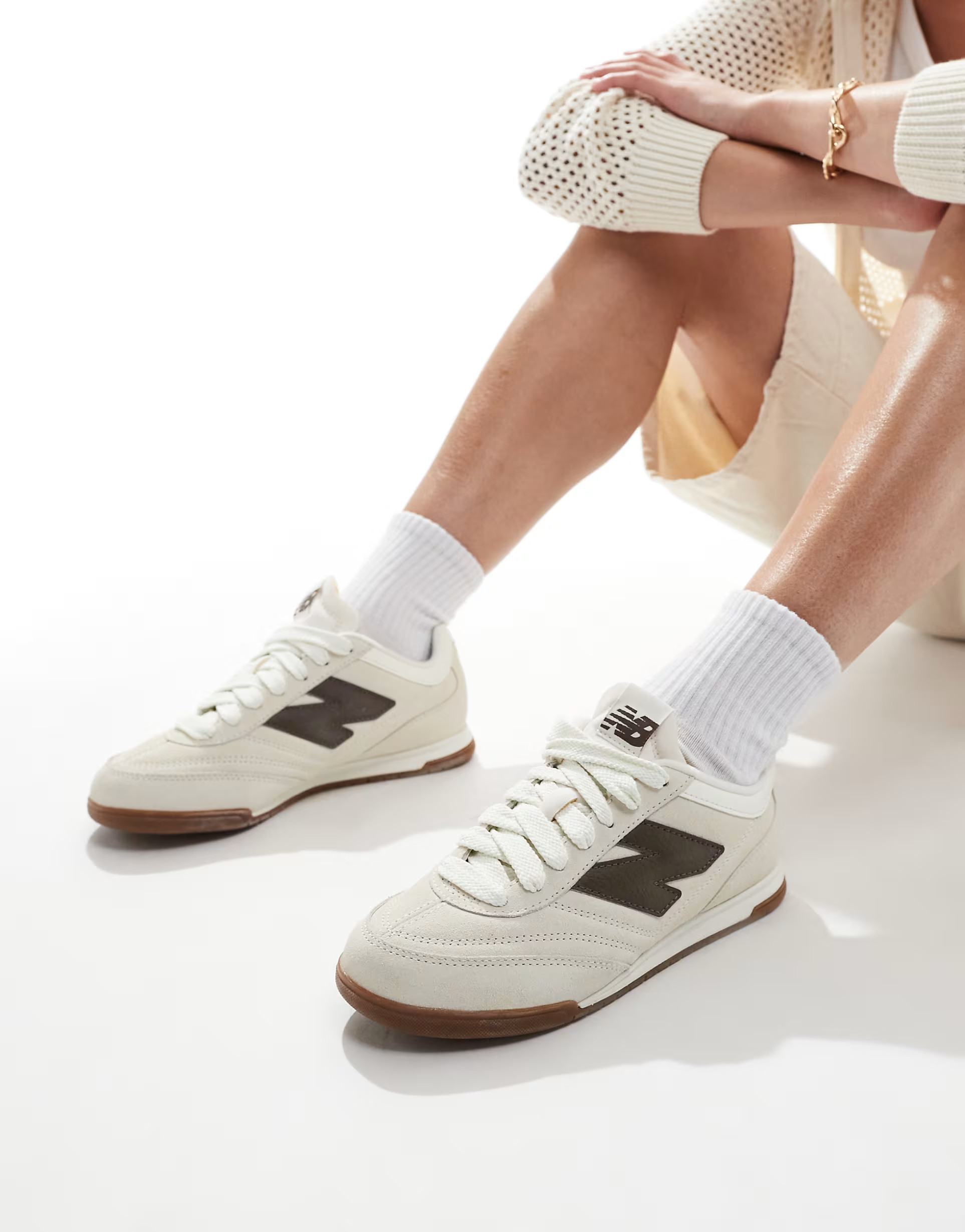 New Balance RC42 in off white and brown - exclusive to ASOS | ASOS (Global)