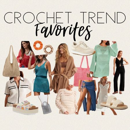Crochet Trend Favorites | Beach Style | Crochet Bag | Vacation Fashion | Crochet Shoes | Over 40 Style 

#LTKswim #LTKstyletip #LTKfindsunder50