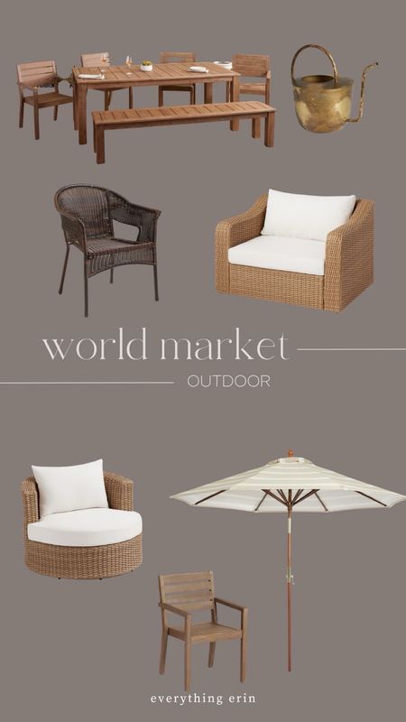 World market, outdoor furniture, outdoor decor, world market patioo

#LTKhome #LTKSeasonal