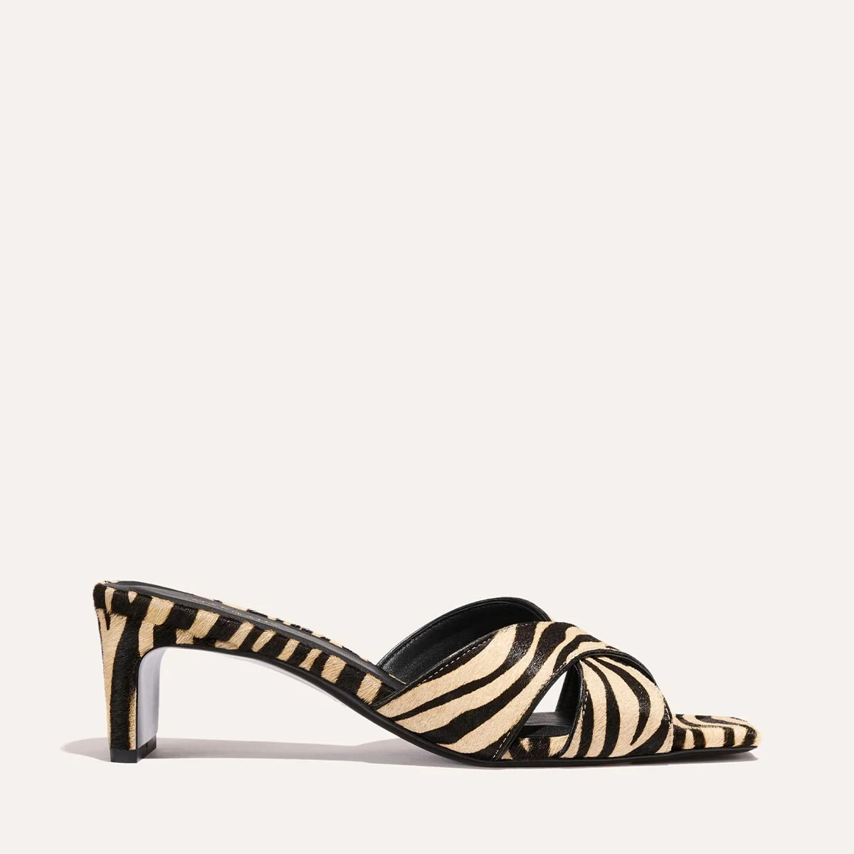 The Selene 50 - Tan Zebra Haircalf | Margaux